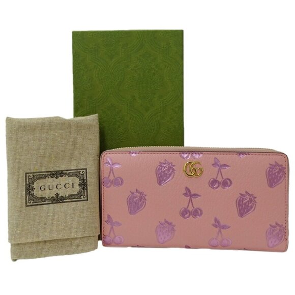 GUCCI Pink Leather Wallet - Picture 7 of 10